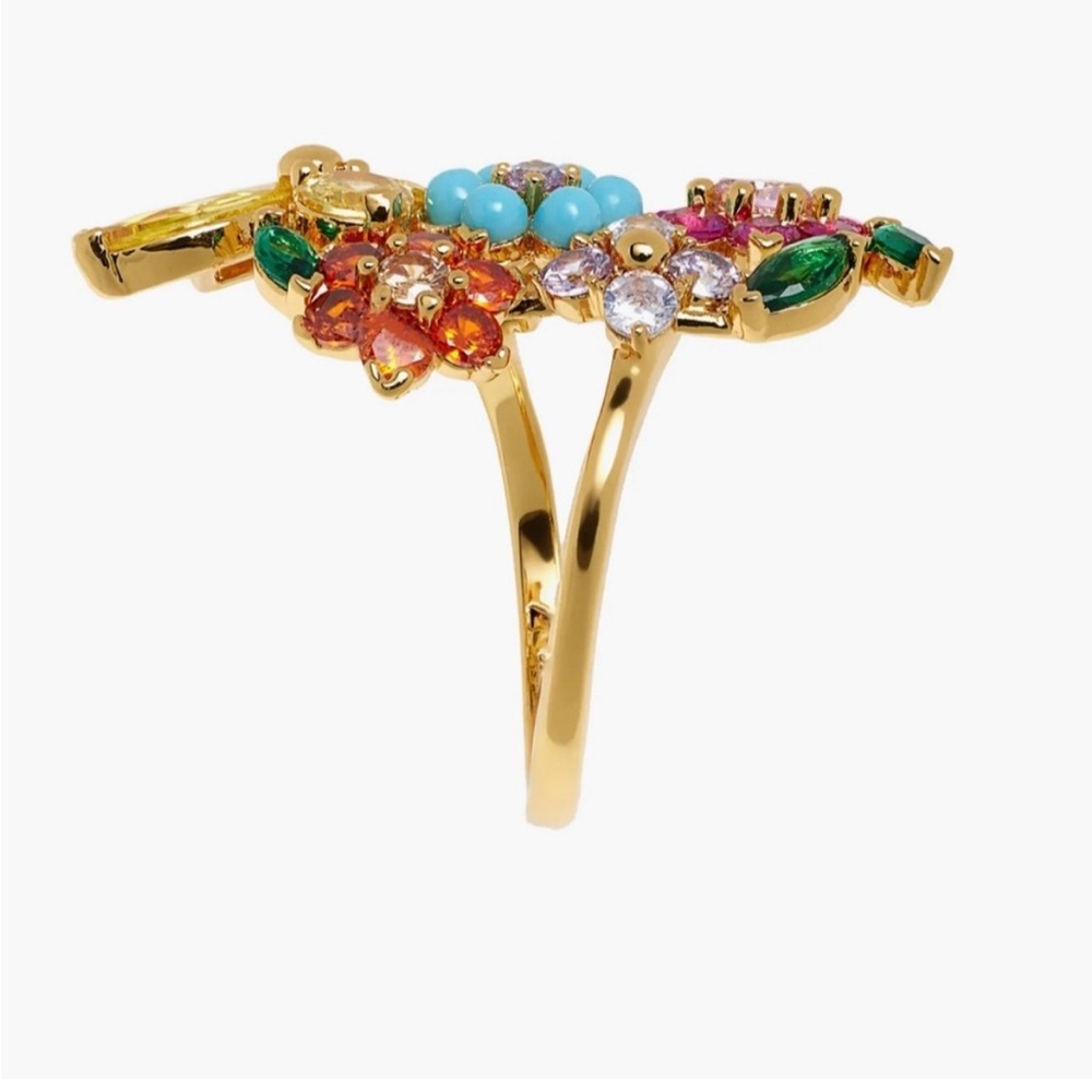 Kate Spade Vibrant Floral Cluster Ring - Picture 2 of 8